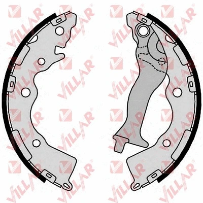 Brake Shoe Set (629.0254)