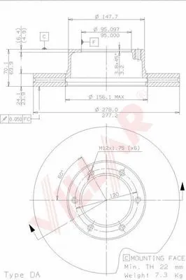Brake Disc (628.1117)