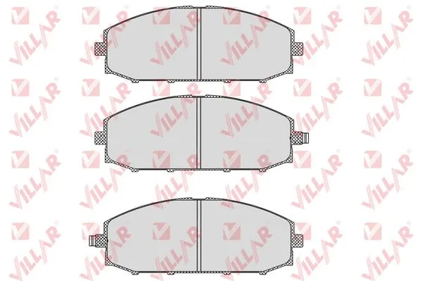 Brake Pad Set, disc brake (626.0845)
