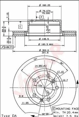 Brake Disc (628.1460)
