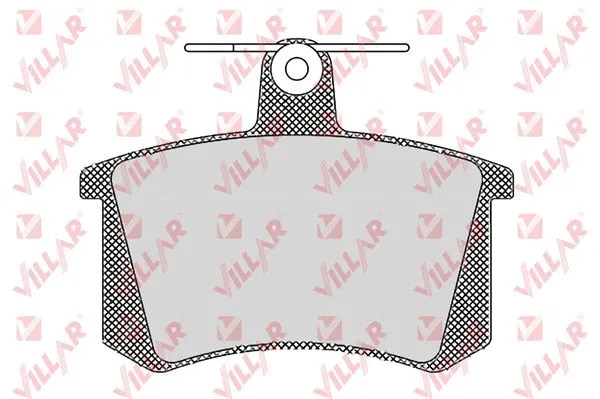Brake Pad Set, disc brake (626.0440)