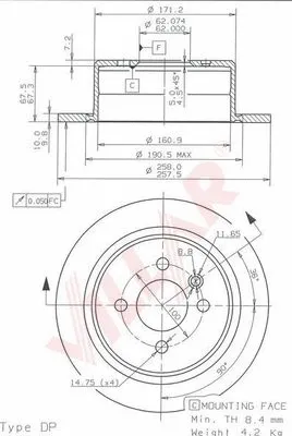 Brake Disc (628.1936)