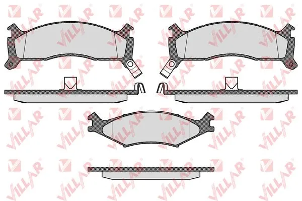 Brake Pad Set, disc brake (626.0426)