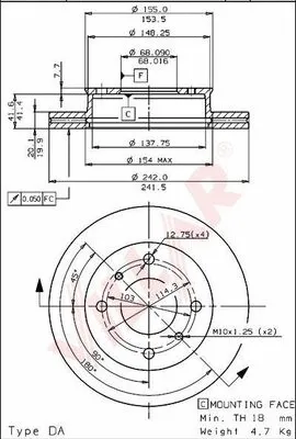 Brake Disc (628.1293)