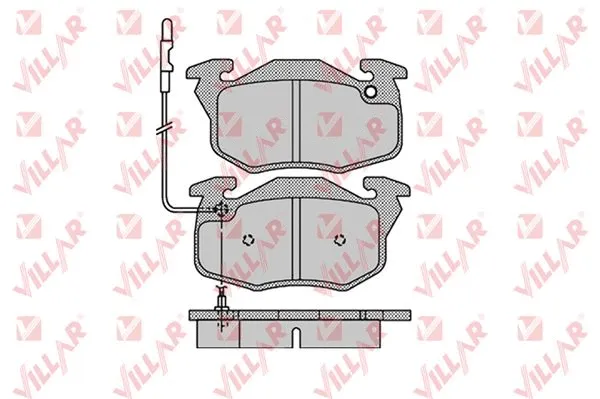 Brake Pad Set, disc brake (626.1108)