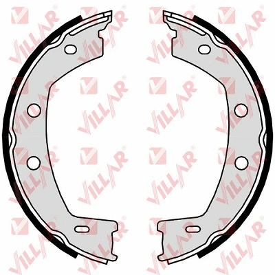 Brake Shoe Set, parking brake (629.0285)