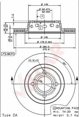 Brake Disc (628.1708)