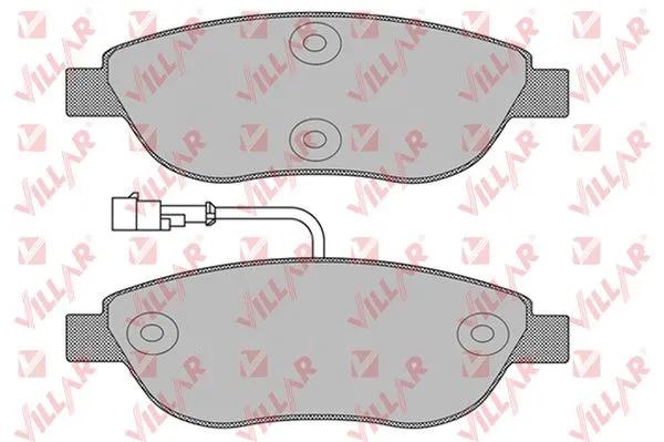 Brake Pad Set, disc brake (626.1268)
