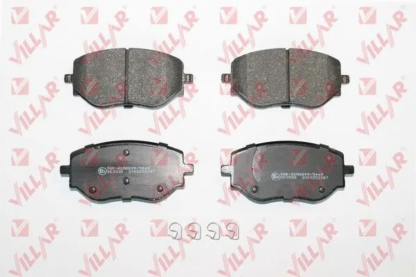 Brake Pad Set, disc brake (626.2187)