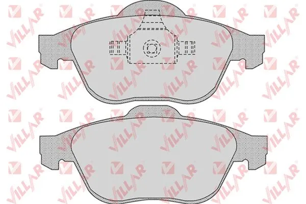 Brake Pad Set, disc brake (626.0864)