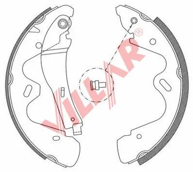 Brake Shoe Set (629.0798)