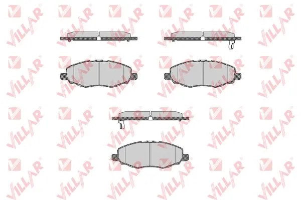 Brake Pad Set, disc brake (626.1449)