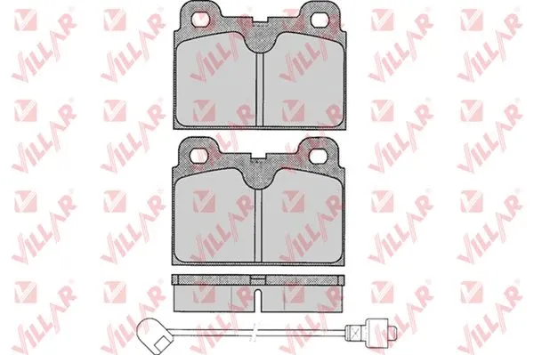 Brake Pad Set, disc brake (626.0219)