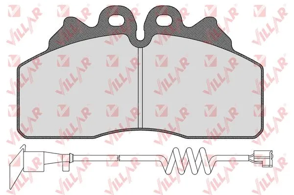 Brake Pad Set, disc brake (626.1586A)