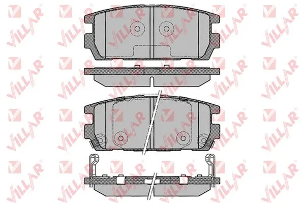 Brake Pad Set, disc brake (626.1290)