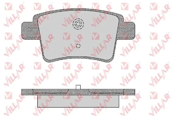 Brake Pad Set, disc brake (626.1475)