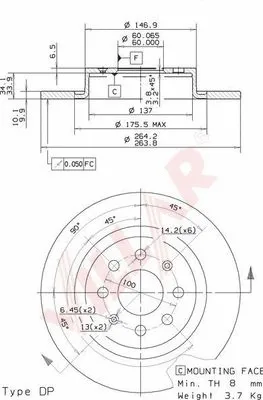 Brake Disc (628.1573)