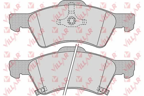 Brake Pad Set, disc brake (626.1006)