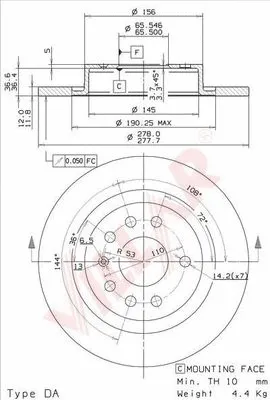 Brake Disc (628.2103)