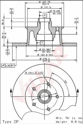 Brake Disc (628.1748)