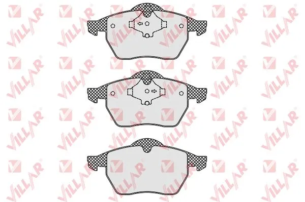 Brake Pad Set, disc brake (626.0669)