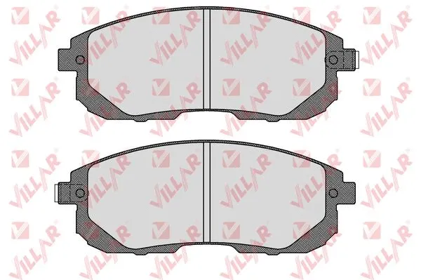 Brake Pad Set, disc brake (626.1606)