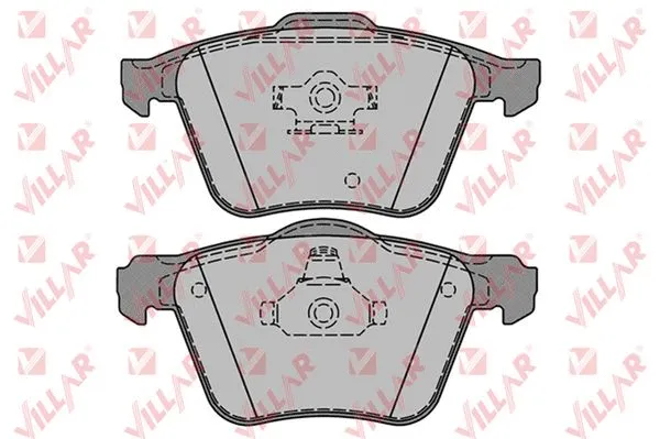 Brake Pad Set, disc brake (626.1237)