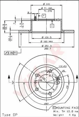 Brake Disc (628.1421)