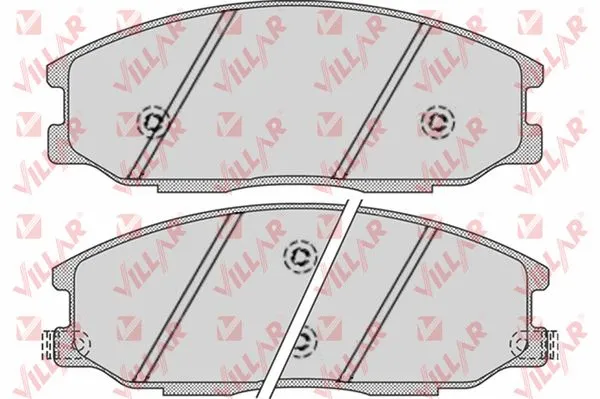 Brake Pad Set, disc brake (626.0858)