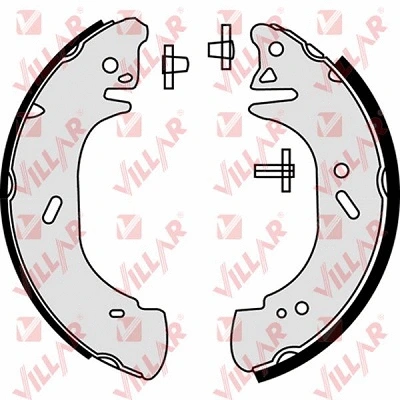 Brake Shoe Set (629.0374)