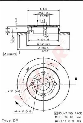 Brake Disc (628.1683)