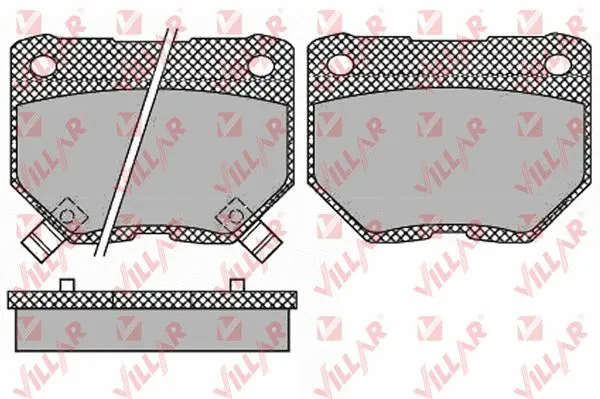 Brake Pad Set, disc brake (626.1341)