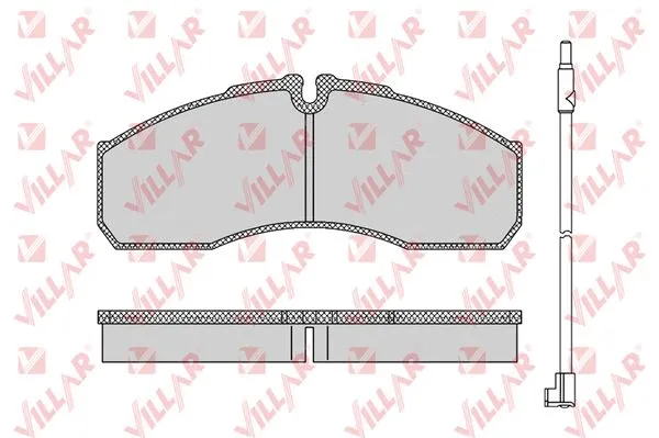 Brake Pad Set, disc brake (626.1109A)