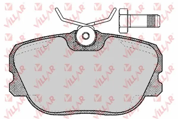 Brake Pad Set, disc brake (626.0356)