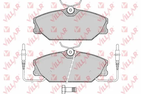 Brake Pad Set, disc brake (626.0258)