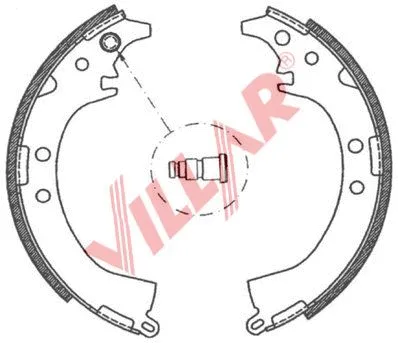 Brake Shoe Set (629.0796)