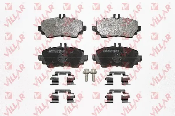 Brake Pad Set, disc brake (626.0670K)