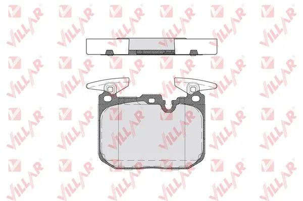 Brake Pad Set, disc brake (626.1851)