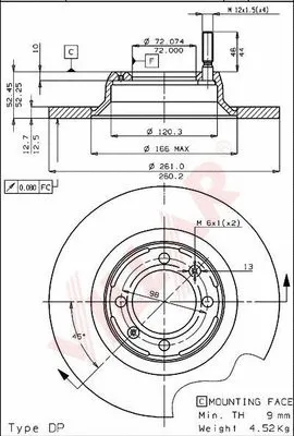 Brake Disc (628.1738)