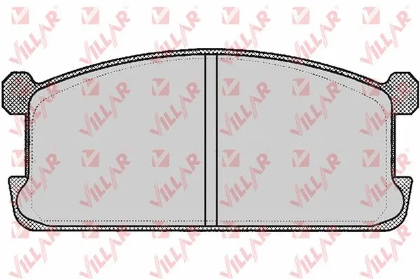 Brake Pad Set, disc brake (626.0254)