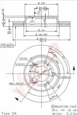 Brake Disc (628.2151)