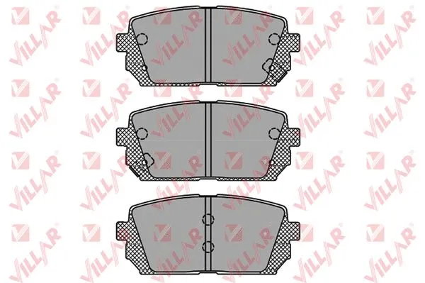 Brake Pad Set, disc brake (626.1416)