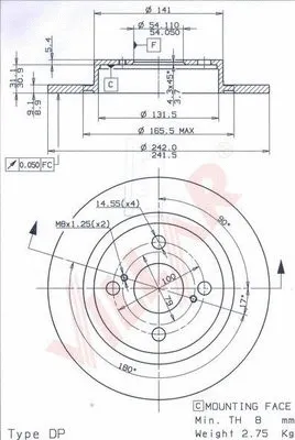 Brake Disc (628.1663)