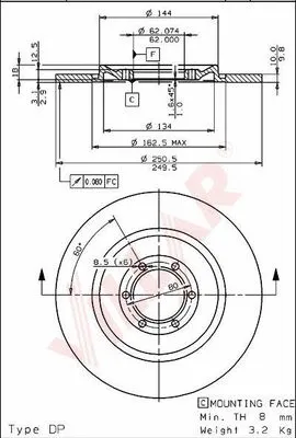 Brake Disc (628.1729)