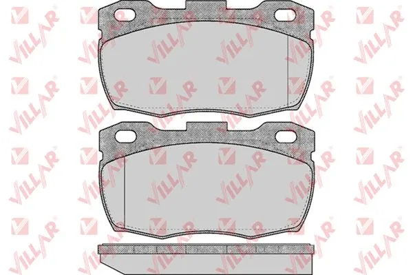 Brake Pad Set, disc brake (626.0626)