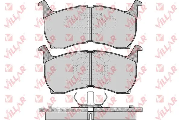 Brake Pad Set, disc brake (626.0368)