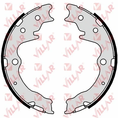 Brake Shoe Set, parking brake (629.0296)