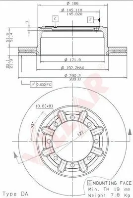 Brake Disc (628.1870)