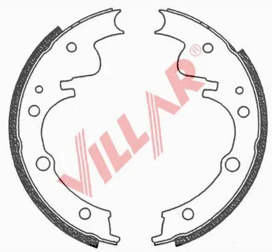 Brake Shoe Set (629.0685)