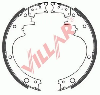 Brake Shoe Set (629.0554)